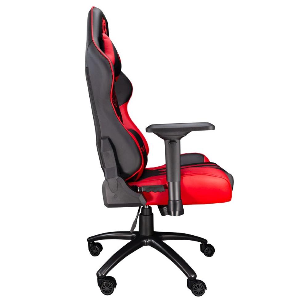 TALIUS - Silla Viper Gaming Black/Red, 4D, Butterfly, Base Metal, Ruedas 60mm Nylon, Gas Clase 4