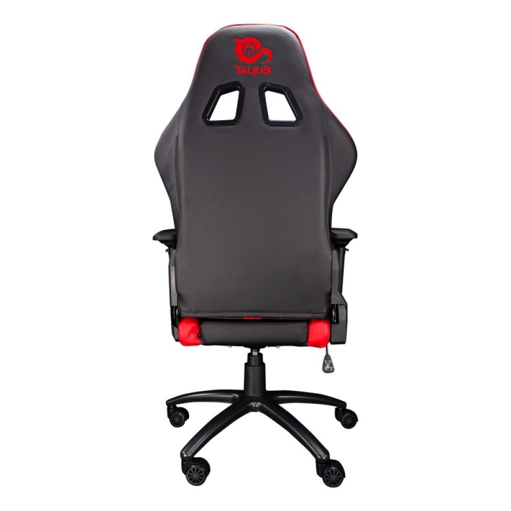 TALIUS - Silla Viper Gaming Black/Red, 4D, Butterfly, Base Metal, Ruedas 60mm Nylon, Gas Clase 4