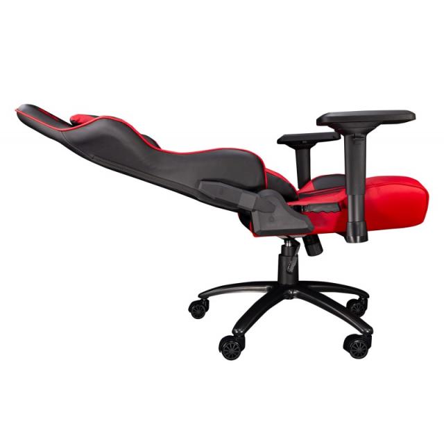 TALIUS - Silla Viper Gaming Black/Red, 4D, Butterfly, Base Metal, Ruedas 60mm Nylon, Gas Clase 4