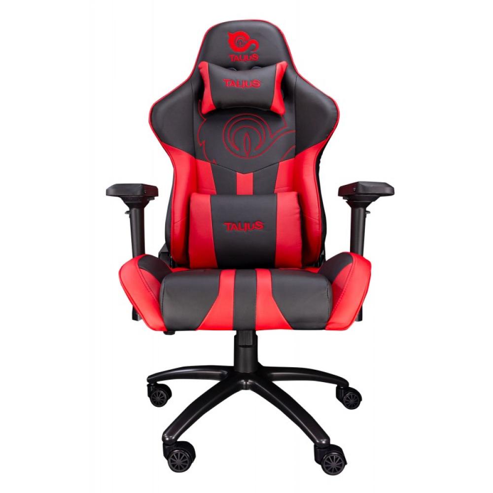 TALIUS - Silla Viper Gaming Black/Red, 4D, Butterfly, Base Metal, Ruedas 60mm Nylon, Gas Clase 4