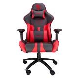 TALIUS - Silla Viper Gaming Black/Red, 4D, Butterfly, Base Metal, Ruedas 60mm Nylon, Gas Clase 4