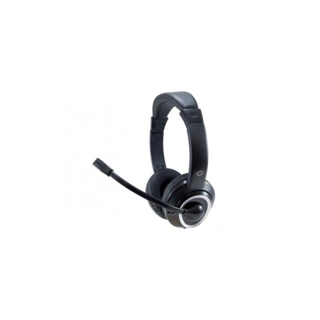 Conceptronic - POLONA02BA auricular y casco Auriculares Alámbrico Diadema Juego Negro