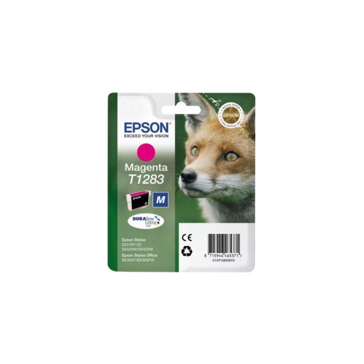 Epson - Fox Singlepack Magenta T1283 DURABrite Ultra Ink