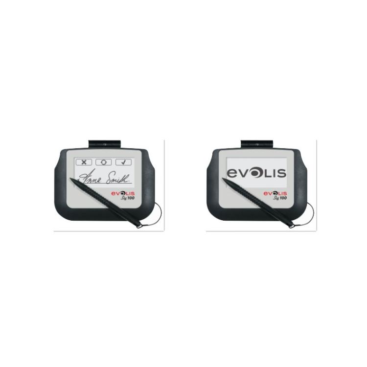 Evolis - SIG100 10,2 cm (4") Blanco, Negro LCD