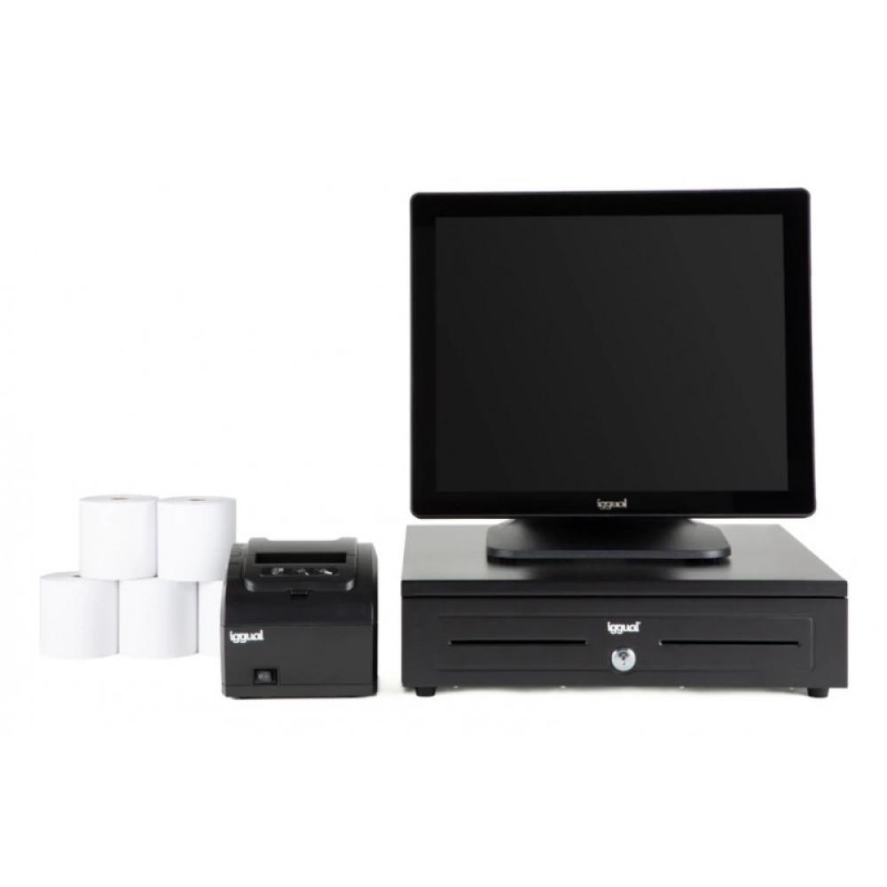 iggual - Pack completo TPV 17 AIO TP8002 IRON-HD