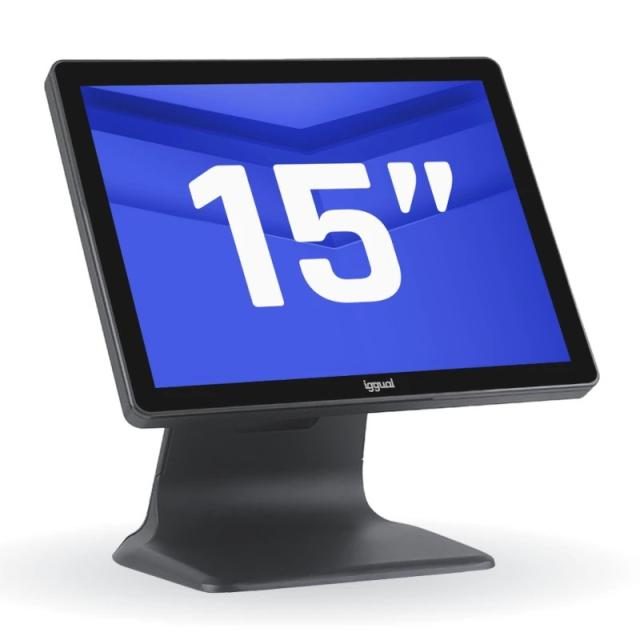 iggual - TPV AIO 15" N100 4GB + 128GB 6USB WiFi