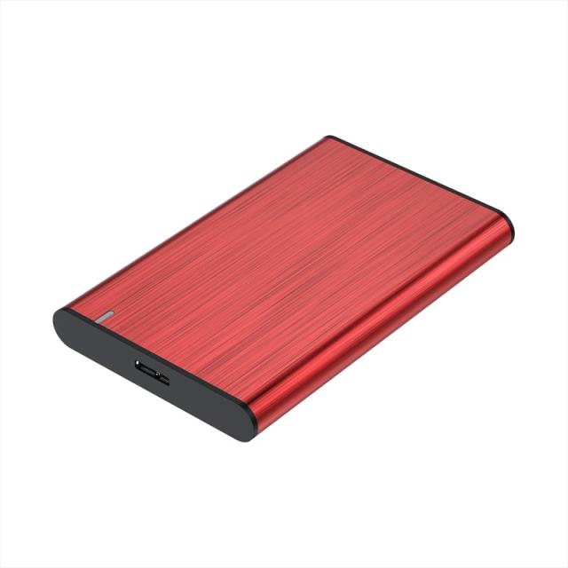 AISENS - Caja Externa 2,5" ASE-2525RED 9.5mm SATA a USB 3.0/USB3.1 Gen1, Rojo