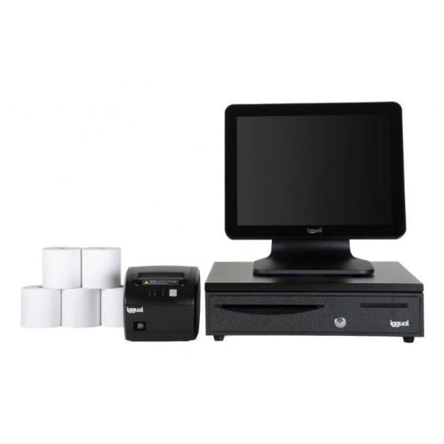 iggual - Pack completo TPV 15 AIO EASY 80 IRON-50