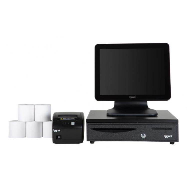 iggual - Pack completo TPV 15 AIO EASY 80 IRON-50