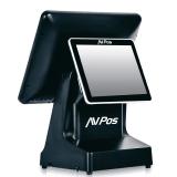 AVPos - AVP-K6000B-I5-8128P Terminal Punto Venta (TPV) 38,1 cm (15") 1024 x 768 Pixeles Pantalla táctil