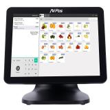 AVPos - AVP-K5000B-N1-8128 Terminal Punto Venta (TPV) N100 38,1 cm (15") 1024 x 768 Pixeles Pantalla táctil