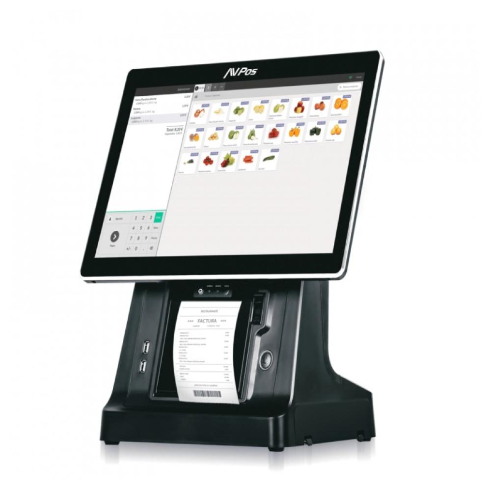 AVPos - AVP-K6000B-I5-8128 Terminal Punto Venta (TPV) 38,1 cm (15") 1024 x 768 Pixeles Pantalla táctil