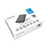AISENS - Caja Externa 2,5" ASE-2525B 9.5mm SATA a USB 3.0/USB3.1 Gen1, Negra