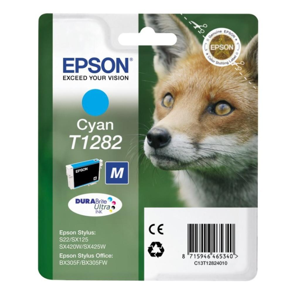 Epson - Fox Singlepack Cyan T1282 DURABrite Ultra Ink