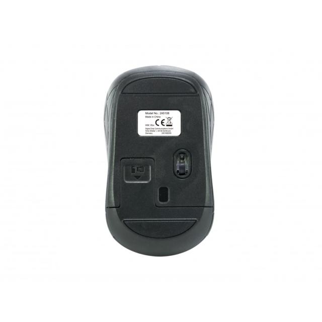 Equip - 245108 ratón Viajes Ambidextro RF inalámbrico Óptico 1600 DPI