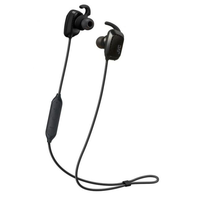 JVC - HA-ET65BV-B Auriculares Inalámbrico gancho de oreja, Dentro de oído, Banda para cuello Deportes Bluetooth Negro