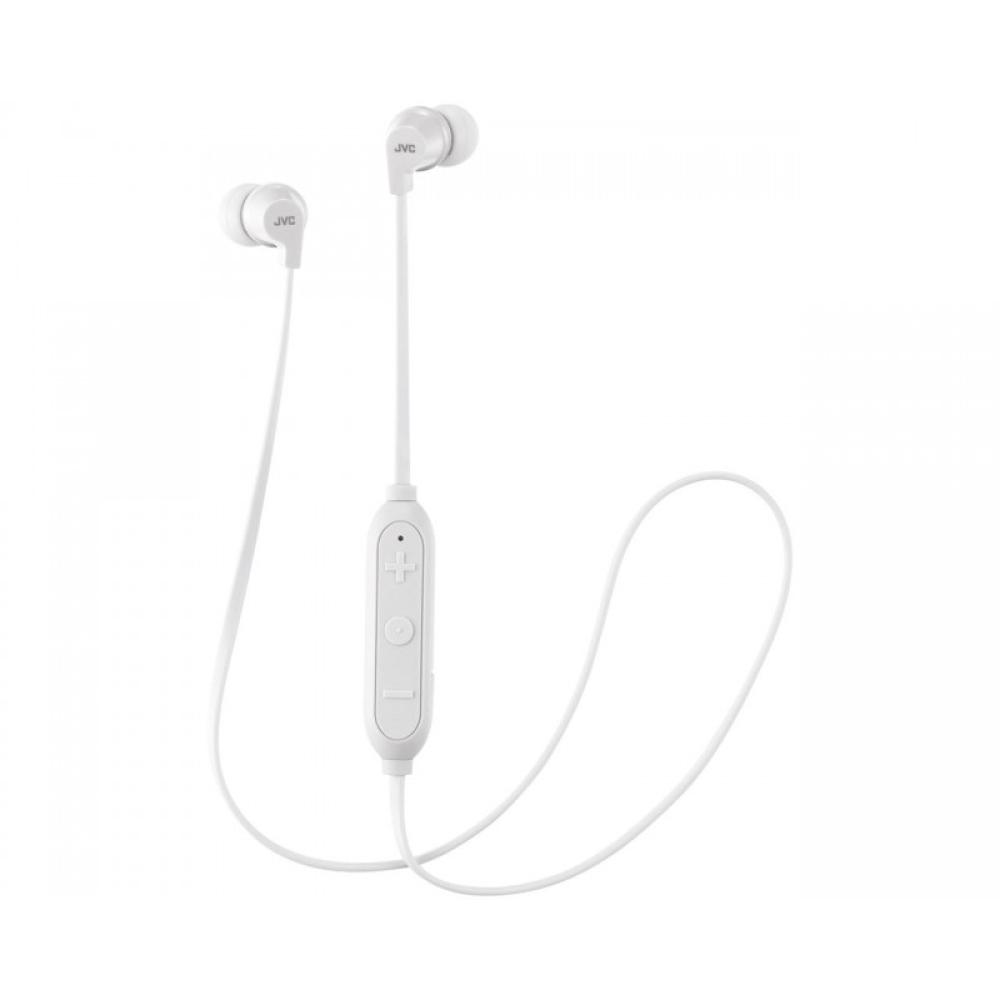 JVC - HA-FX21BT-WE Auriculares Dentro de oído, Banda para cuello Bluetooth Blanco