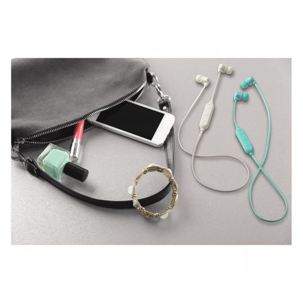 JVC - HA-FX21BT-WE Auriculares Dentro de oído, Banda para cuello Bluetooth Blanco