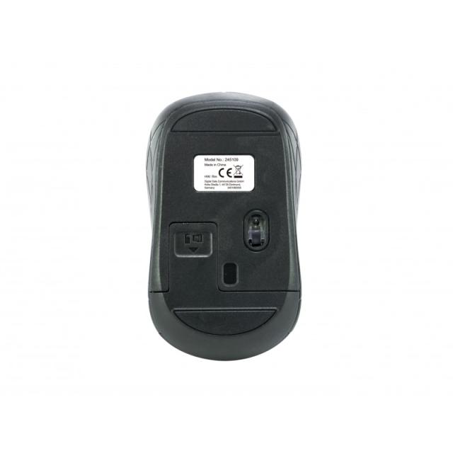 Equip - 245109 ratón Viajes Ambidextro RF inalámbrico Óptico 1600 DPI