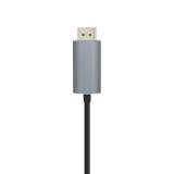 AISENS - Cable conversor USB-C a Displayport 4K@60HZ, USB-C/M-DP/M, Negro, 0.8m