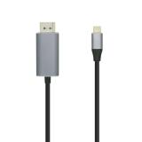AISENS - Cable conversor USB-C a Displayport 4K@60HZ, USB-C/M-DP/M, Negro, 1.8m