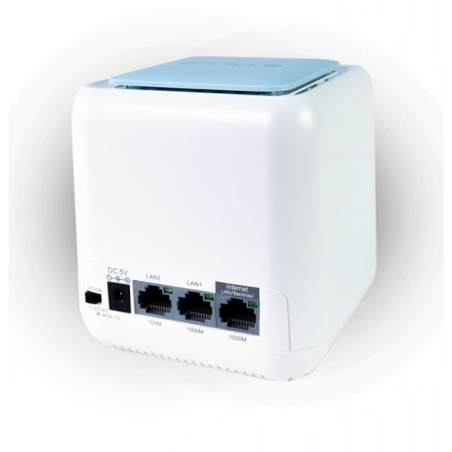 TALIUS - Router Mesh [Pack 2 dispositivos] Sistema Wi-Fi AC1200 GigaLAN