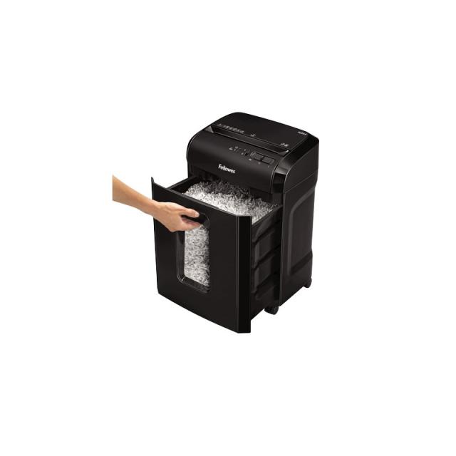 Fellowes - Powershred 10M triturador de papel Microcorte Negro