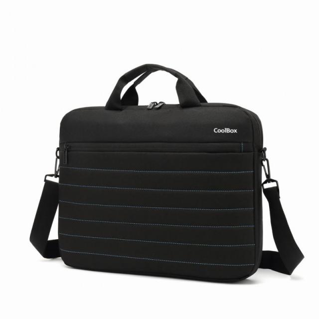 CoolBox - MALETIN PORTATIL 14" NEGRO IMPERMEABLE