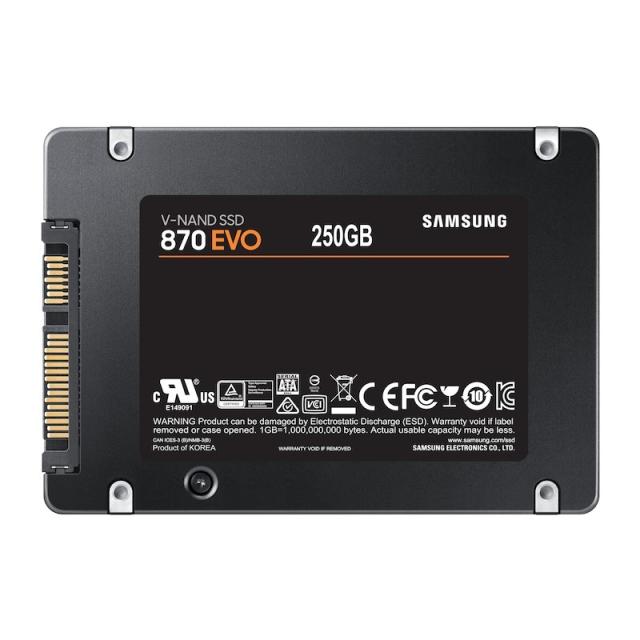 Samsung - 870 EVO 250 GB 2.5" Serial ATA III V-NAND MLC