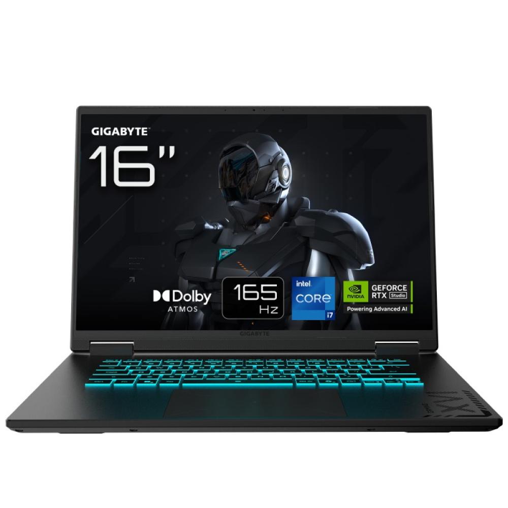 GIGABYTE - GAMING A16 CWH Portátil Gaming - 16,0", 165Hz WUXGA, Intel Core i7-13620H, NVIDIA RTX 5070, 32GB DDR5 5200MHz, 1 x SS