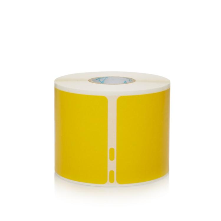 DYMO - 2133400 etiqueta autoadhesiva Rectángulo redondeado Desmontable Amarillo 220 pieza(s)