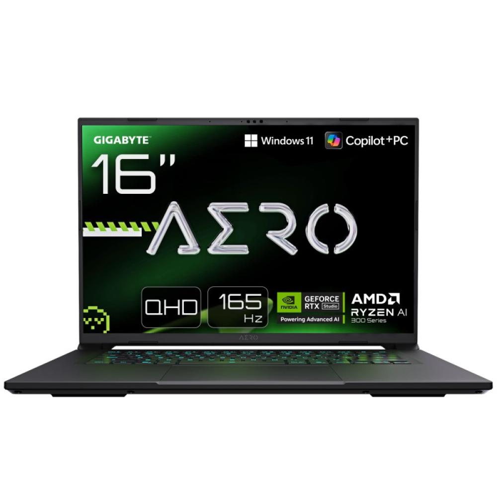 GIGABYTE - AERO X16 1VH93PTC94AH ordenador portatil Copilot+ PC AMD Ryzen AI 7 350 Portátil 40,6 cm (16") WQXGA 16 GB DDR5-SDRAM