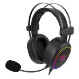 Hiditec - Erys ARGB Auriculares Alámbrico Diadema Juego Negro