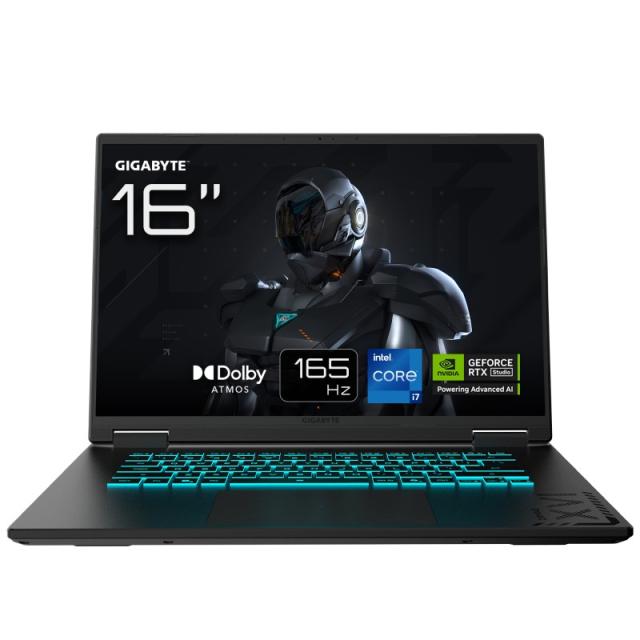 GIGABYTE - GAMING A16 Portátil - 16", 165Hz WUXGA, Intel Core i7-13620H, RTX 5050, 16GB DDR5 5200MHz, SSD Gen4 de 1TB, DOS, Gara