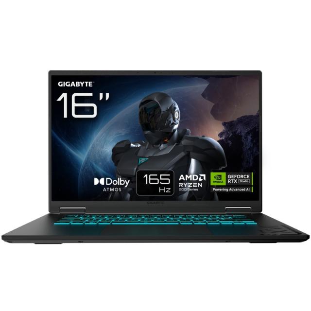 GIGABYTE - GAMING A16 3WHK3PT864SD ordenador portatil AMD Ryzen™ 7 260 Portátil 40,6 cm (16") WUXGA 32 GB DDR5-SDRAM 1 TB SSD NV