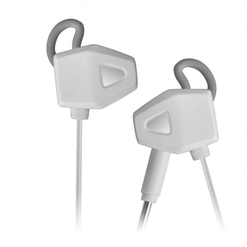 Mars Gaming - MIHXW Blanco, Auriculares In-Ear, Micrófono, PS4/PS5/XBOX/SWITCH/PC
