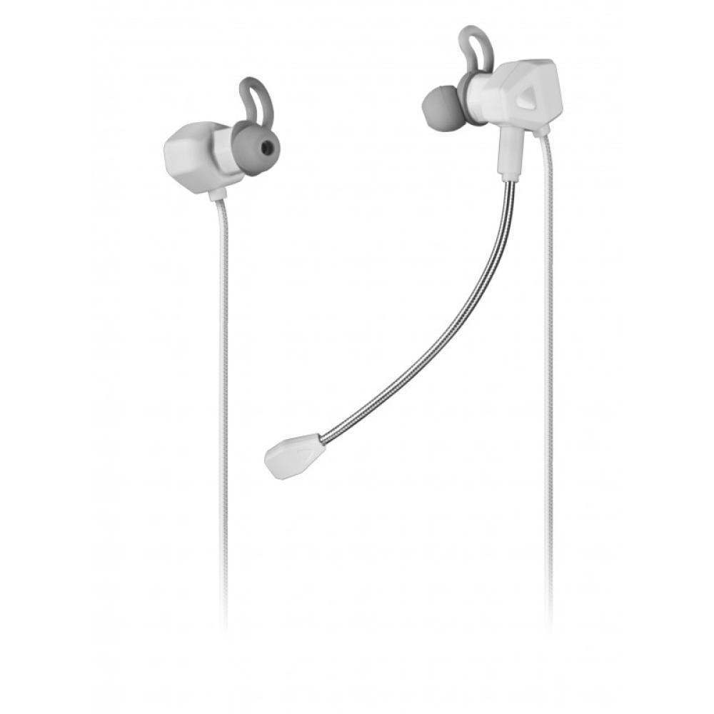 Mars Gaming - MIHXW Blanco, Auriculares In-Ear, Micrófono, PS4/PS5/XBOX/SWITCH/PC