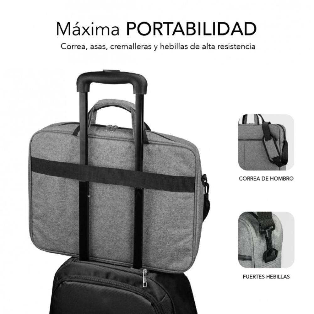 SUBBLIM - Maletín Ordenador Elite Laptop Bag 13,3-14" Grey