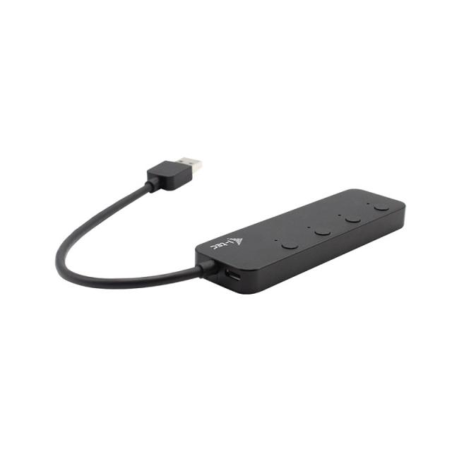 i-tec - USB 3.0 Metal HUB 4 Port with individual On/Off Switches