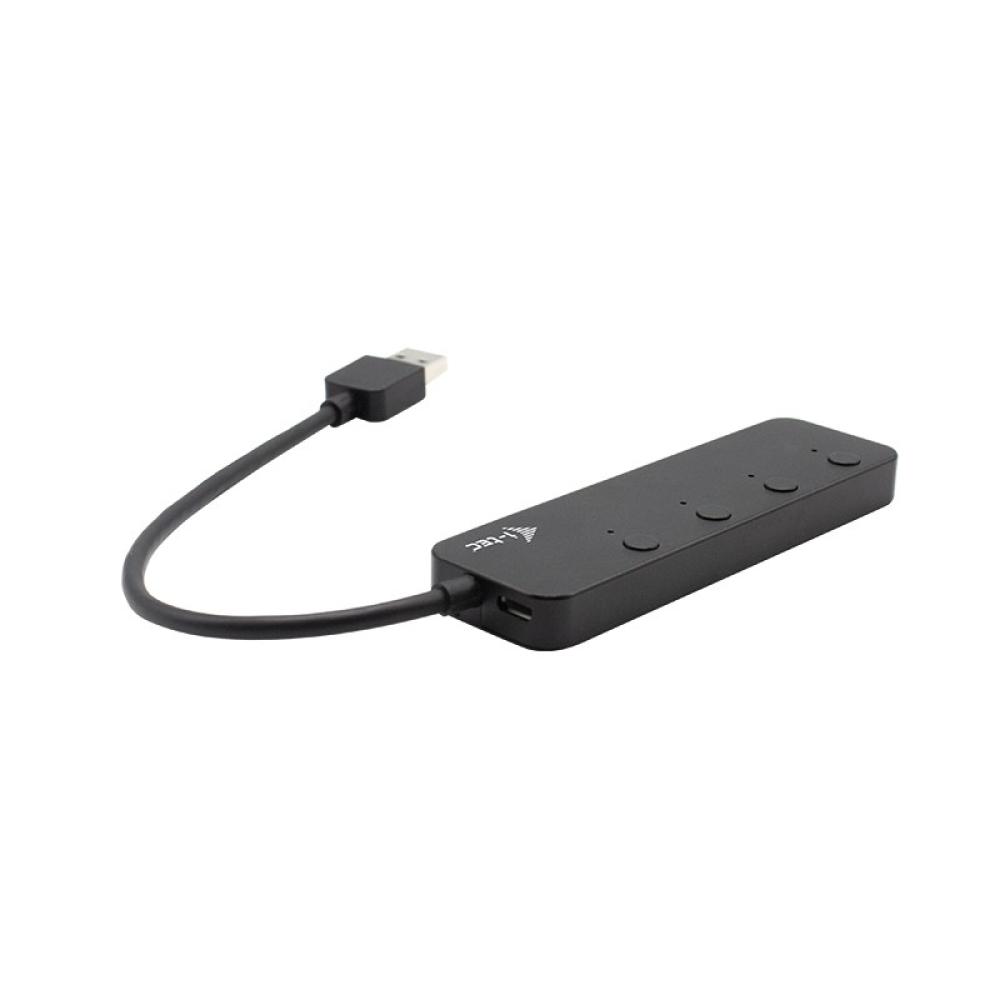 i-tec - USB 3.0 Metal HUB 4 Port with individual On/Off Switches