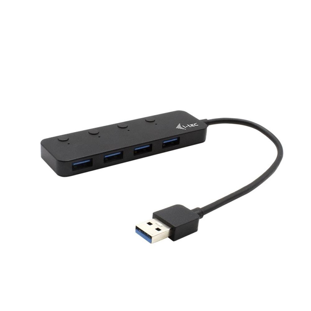 i-tec - USB 3.0 Metal HUB 4 Port with individual On/Off Switches