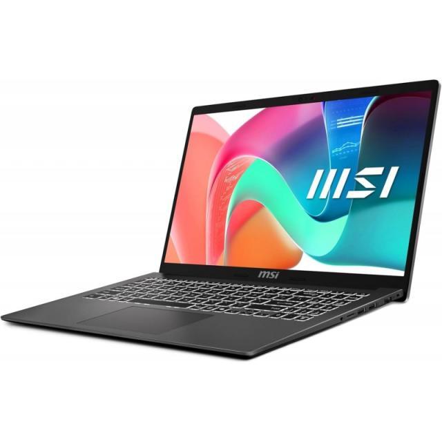 MSI - Modern 15 F1MG-610ES Intel Core 7 150U Portátil 39,6 cm (15.6") Full HD 32 GB DDR4-SDRAM 1 TB SSD Wi-Fi 6E (802.11ax) Wind