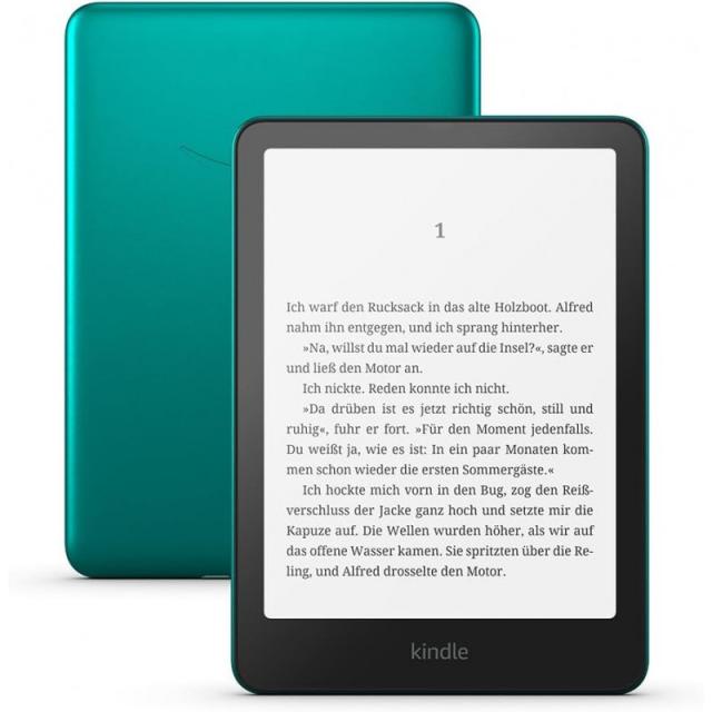 Amazon - Kindle Paperwhite Signature Edition lectore de e-book Pantalla táctil 32 GB Wifi Verde, Metálico