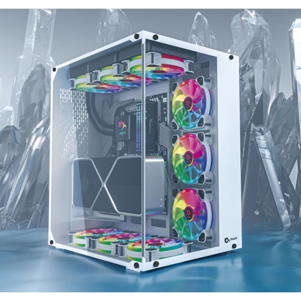 TALIUS - CAJA ATX GAMING CRONOS FROST RGB CRISTAL TEMPLADO USB 3.0