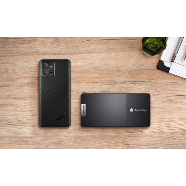 Lenovo - Chromebox Micro Intel® Celeron® N N4500 8 GB LPDDR4x-SDRAM 32 GB eMMC ChromeOS Micro PC Mini PC Negro