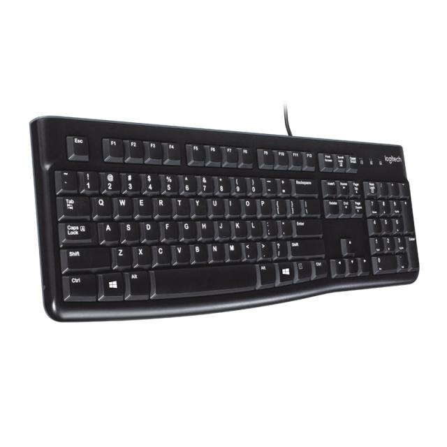 Logitech - Keyboard K120 for Business teclado Universal USB QWERTY Español Negro