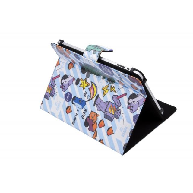 SilverHT - Funda Universal Estampada PIXEL GAMER (9 - 10,1")