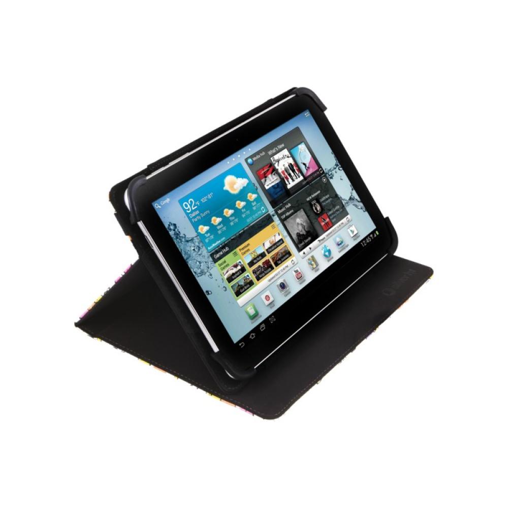 SilverHT - Funda Universal+Estampada-9" - 11" - COOL ICE POP Metal rojo puntos blancos