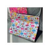 SilverHT - Funda Universal+Estampada-9" - 11" - COOL ICE POP Metal rojo puntos blancos