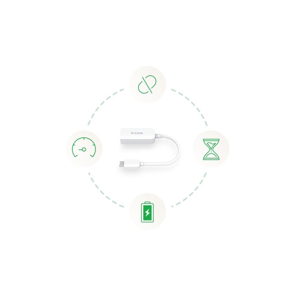 D-Link - DUB-E250 adaptador y tarjeta de red Ethernet 2500 Mbit/s